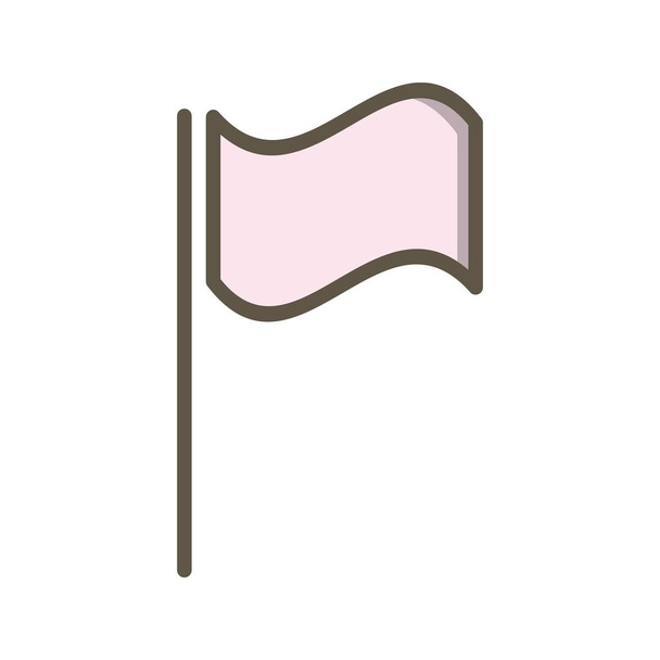 Icono de bandera de ilustración
 - Foto, imagen