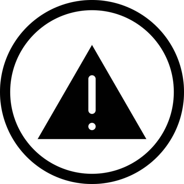 Illusztráció-figyelmeztetés tábla ikon - Fotó, kép