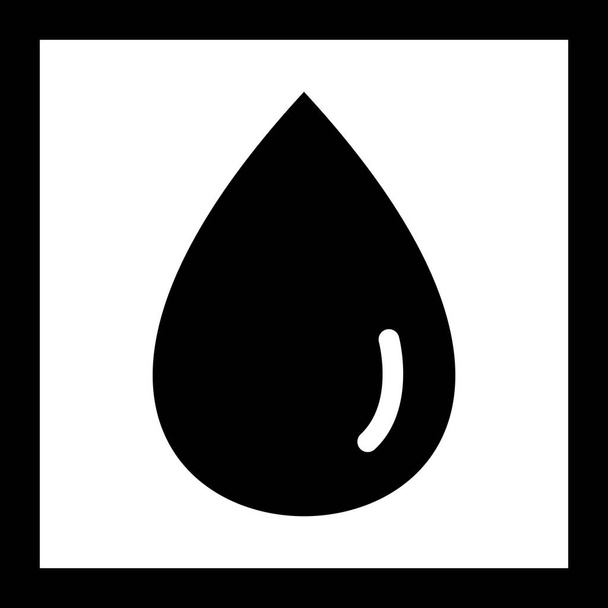 Иллюстрационная икона "Капля дождя"
 - Фото, изображение
