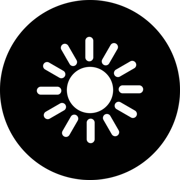 Illustration  Sun Icon - Photo, Image