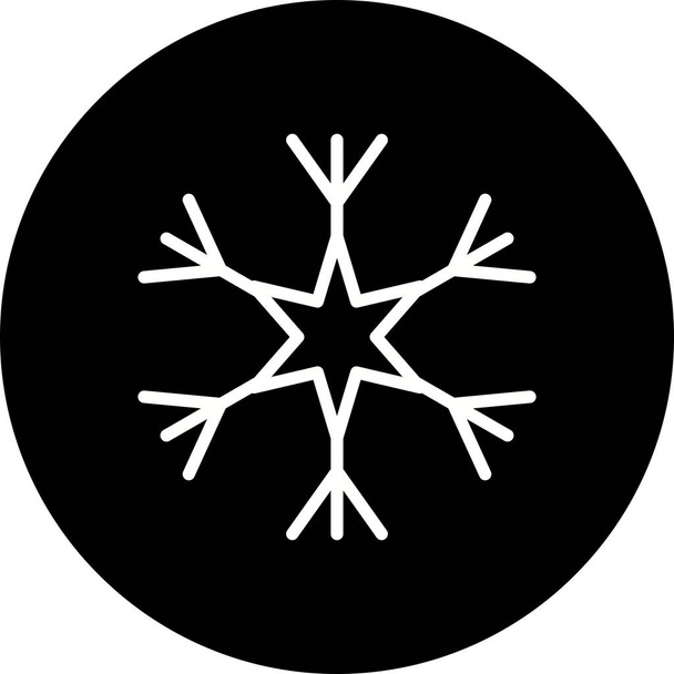 Ilustración Icono de copo de nieve
 - Foto, imagen