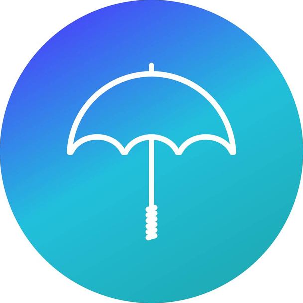 Ilustrace – ikona deštníku - Fotografie, Obrázek