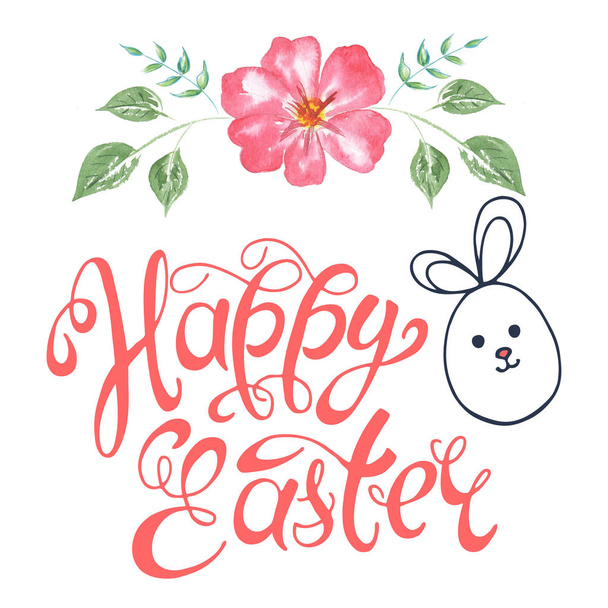Easter greeting paper card. Happy Easter. - Foto, imagen