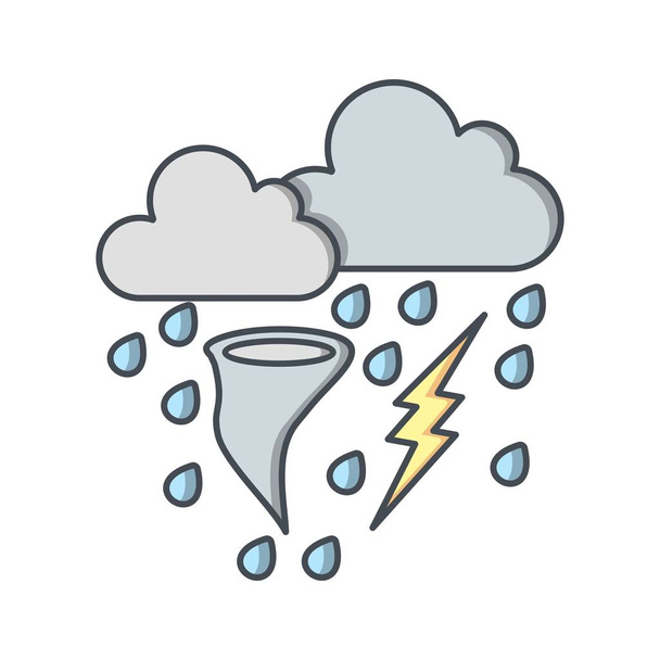 Illustration  Bad Weather Icon - Photo, Image