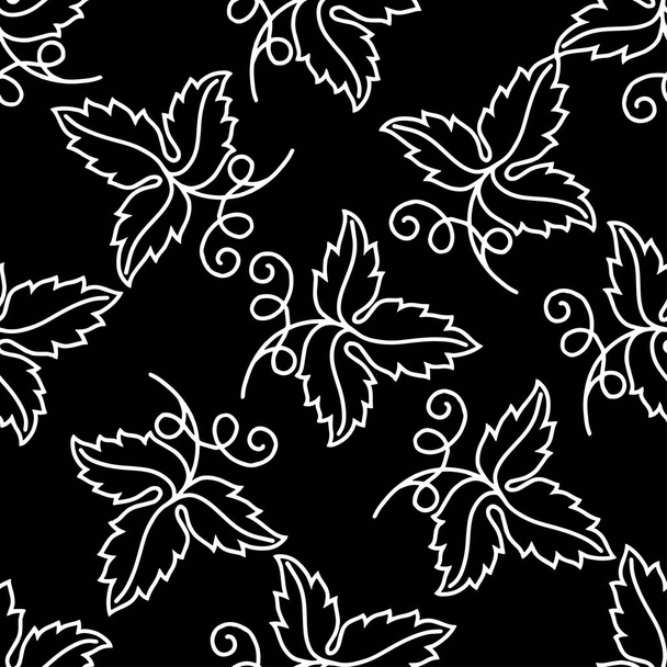 Abstract pattern black and whit doodle - Fotoğraf, Görsel