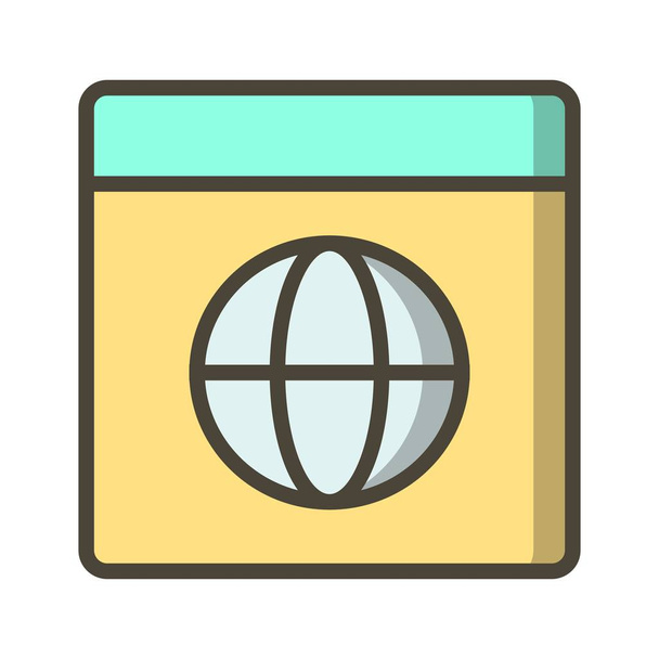 Icono del navegador de ilustración
 - Foto, imagen