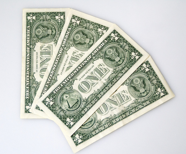 Banknoten im Wert von einem Dollar - Foto, Bild