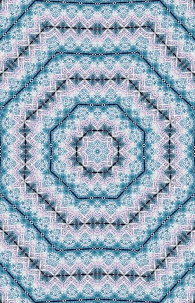 Abstract Colorido pintado Kaleidoscopic Graphic Background. Padrão de fundo hipnótico psicadélico futurista com textura. Folk Ethnic Floral Ornamental Mandala. Mosaico geométrico decorativo vintage
 - Foto, Imagem