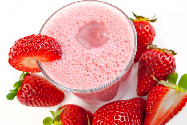 strawberry smoothie - Valokuva, kuva