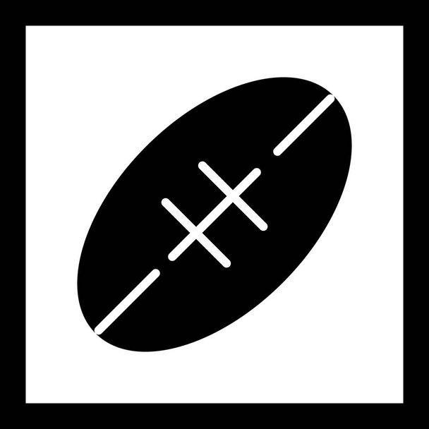 Illustratie Rugby icoon - Foto, afbeelding