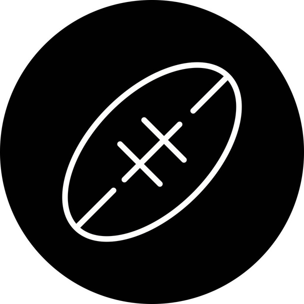 Ilustrace – ikona Rugby - Fotografie, Obrázek