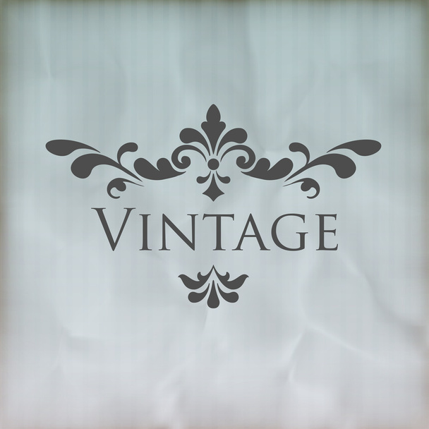 Vintage vector floral frame - Vettoriali, immagini