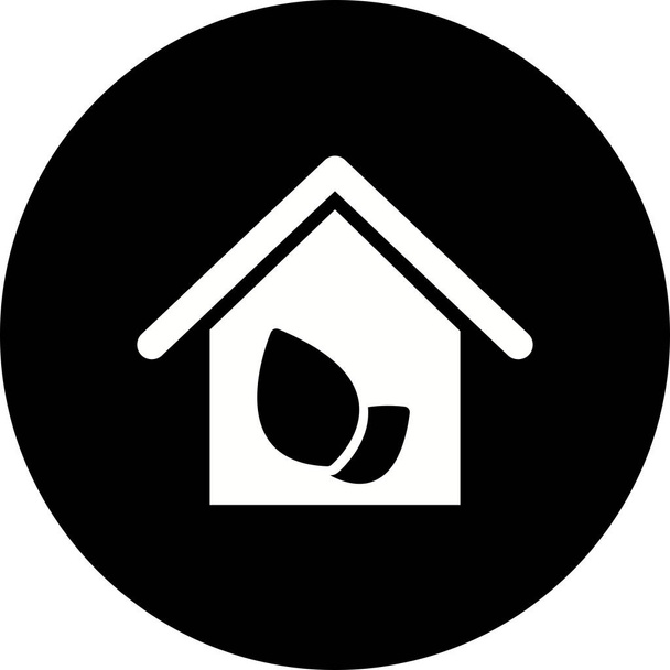 Ilustração Eco House Icon
 - Foto, Imagem