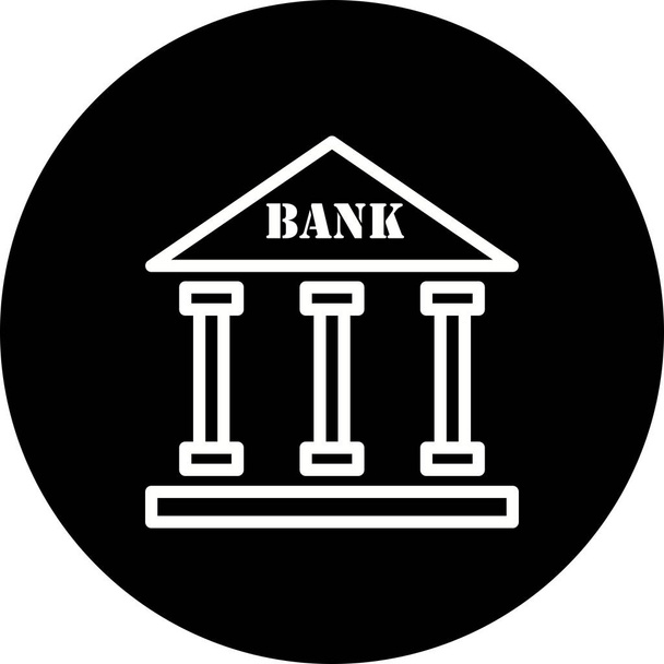 Illustration Bank Ikone - Foto, Bild