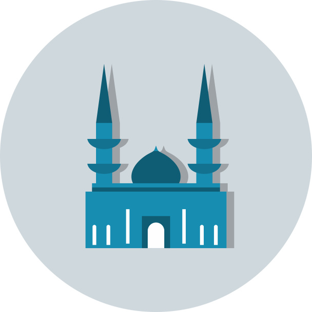Illusztráció-mecset ikon - Fotó, kép
