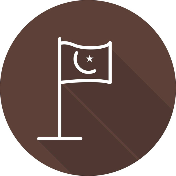 Ilustración Icono de bandera islámica
 - Foto, Imagen