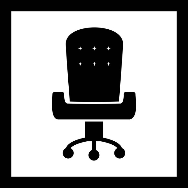 Illustratie bureaustoel icoon  - Foto, afbeelding