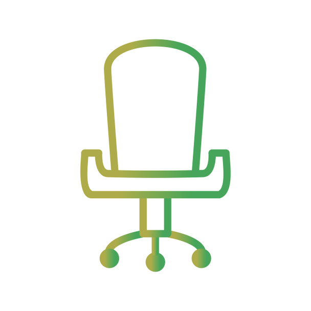 Ilustracja krzesło biurowe ikona  - Zdjęcie, obraz