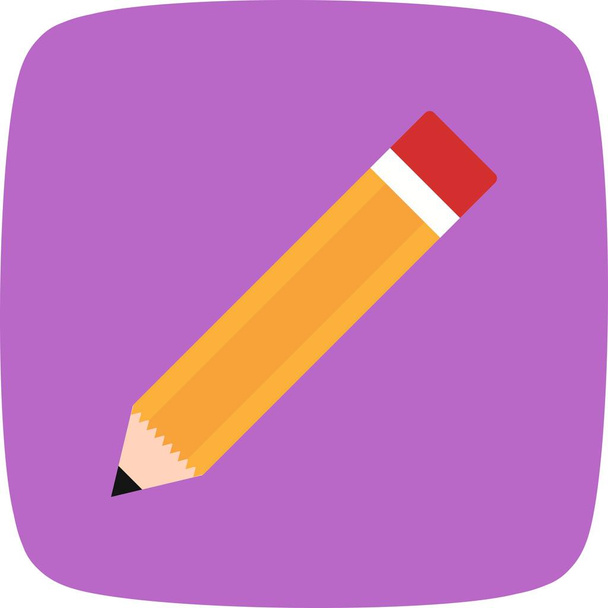 Ikona ilustracja ołówek - Zdjęcie, obraz