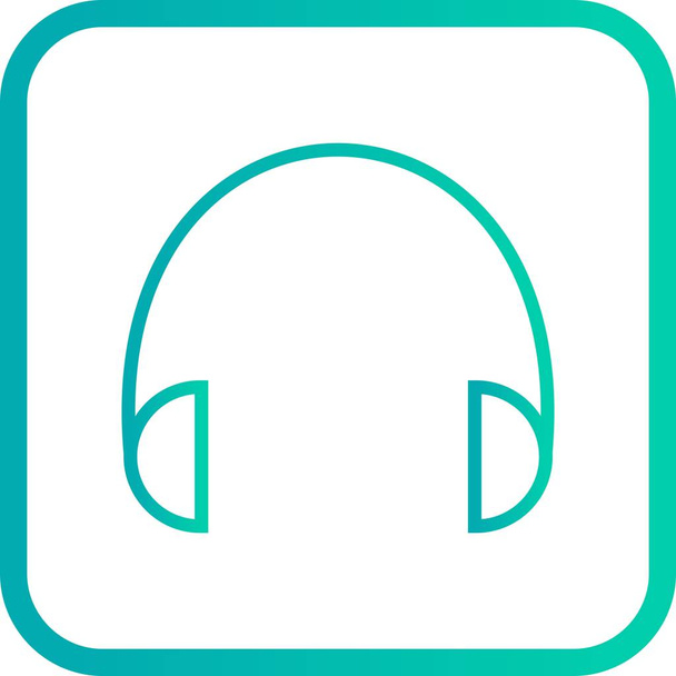 Illustration Headphones Icon - Photo, Image