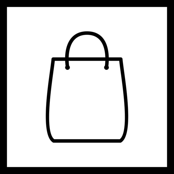 Εικόνα-εικονίδιο τσάντας για αγορές - Φωτογραφία, εικόνα