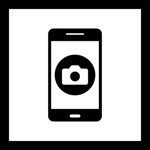 Illustrazione fotocamera Icona dell'applicazione mobile
 - Foto, immagini