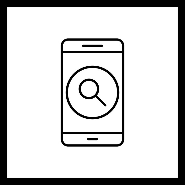 Illustrazione di ricerca Mobile Application Icon
  - Foto, immagini