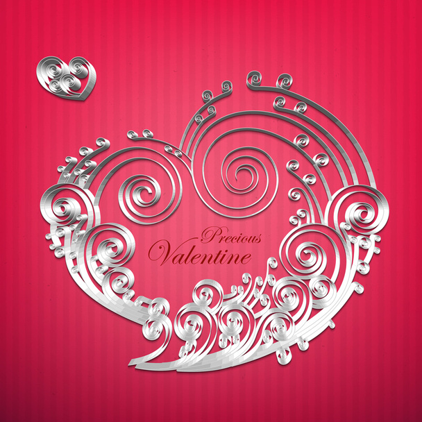 Vector Paper Crafted Love Bubble - Vector, Image