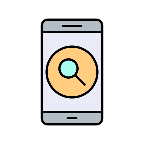 Illustrazione di ricerca Mobile Application Icon
  - Foto, immagini