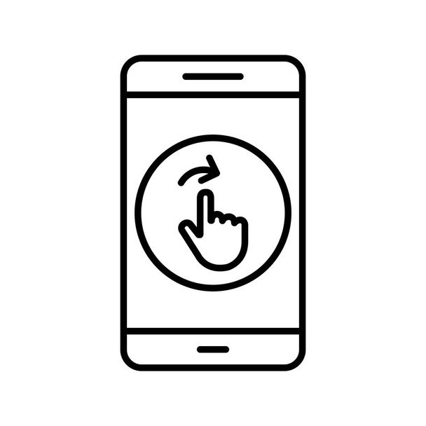 Ilustración Pase el icono de la aplicación móvil
 - Foto, imagen