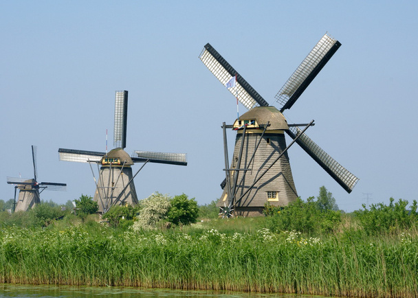 Mühlen von kinderdijk holland - Foto, Bild