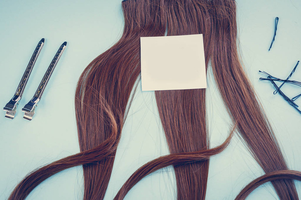 Színezés a haj kiegészítők, fodrász - Fotó, kép