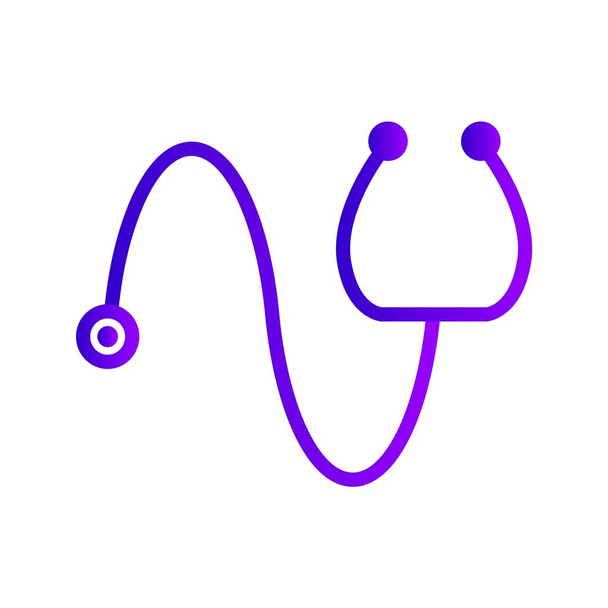 Ilustracja ikona stetoskop - Zdjęcie, obraz