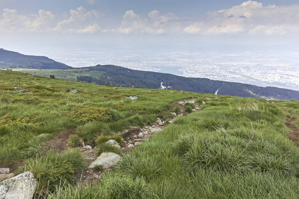 Καλοκαιρινό τοπίο του βουνού Βίτοσα, περιοχή πόλης Σόφιας, Βουλγαρία - Φωτογραφία, εικόνα