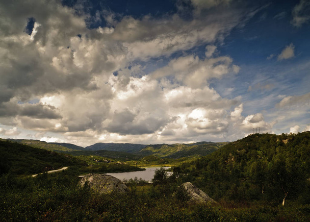 Landscape at Lysefjordheia.   at the day time  - Fotografie, Obrázek