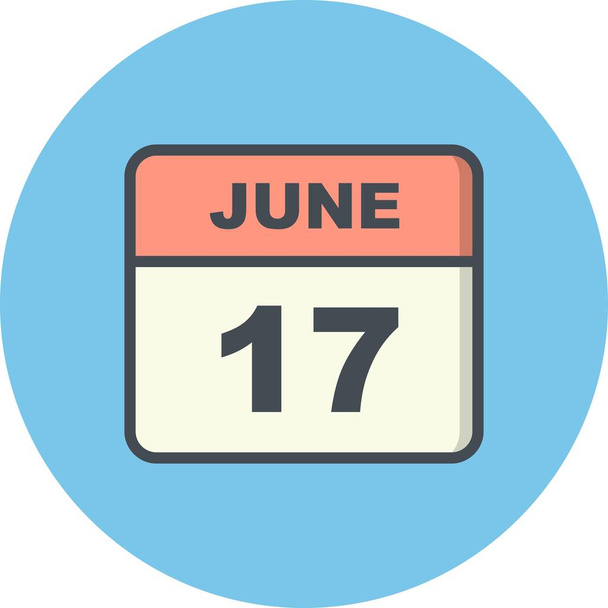 Den 17. června v kalendáři jednoho dne - Fotografie, Obrázek