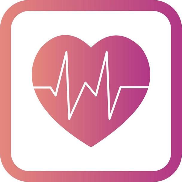 Illustration  Heart Beat Icon - Photo, Image