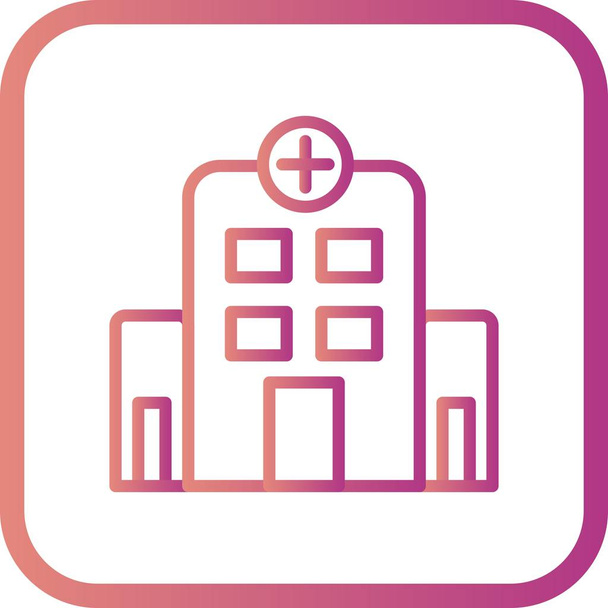 ikona ilustrace nemocnice - Fotografie, Obrázek