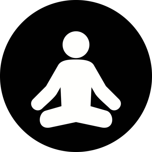 Illustrazione Icona di Yoga
 - Foto, immagini
