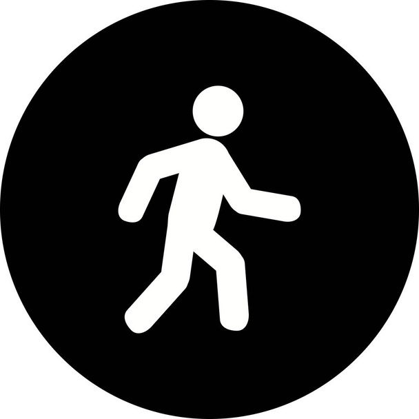 Illustration Walking Icon - Photo, Image