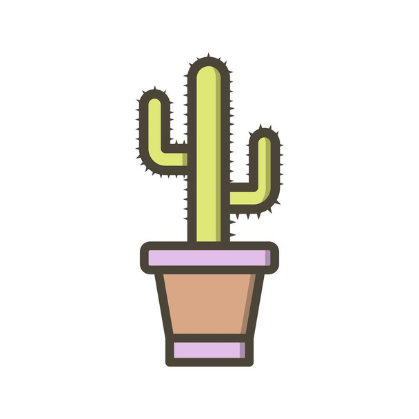 Ilustracja Cactus ikona - Zdjęcie, obraz
