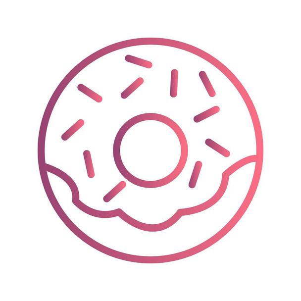 Illustration Donut-Symbol - Foto, Bild