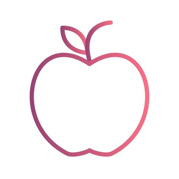 Illusztráció Apple Icon - Fotó, kép