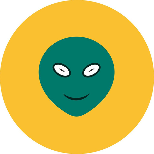 Illustration  Alien Emoji Icon - Photo, Image