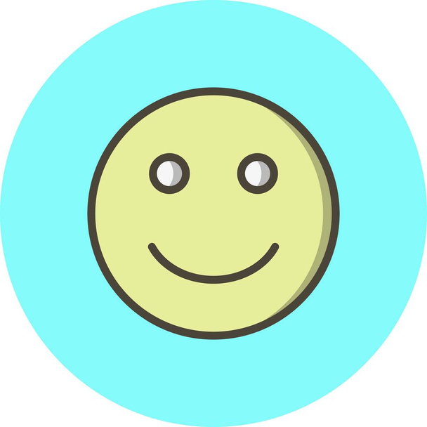 Illustration Happy Emoji Icon - Photo, Image