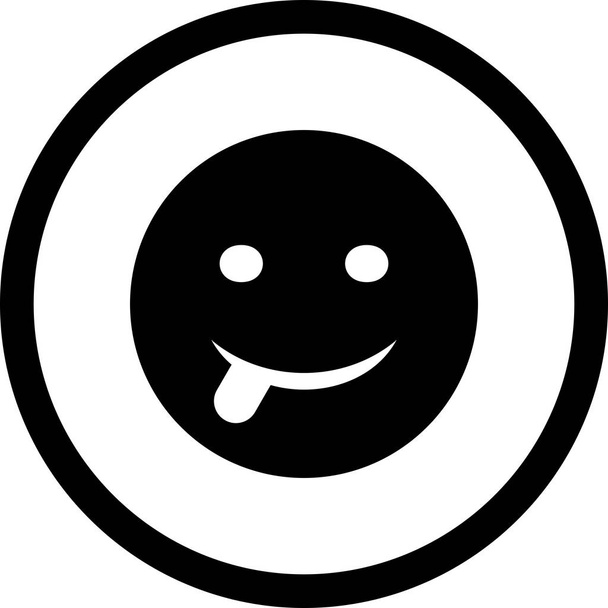 Εικόνα εικονιδίου γλώσσας emoji - Φωτογραφία, εικόνα