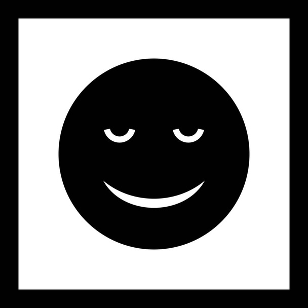 Illustratie kalm Emoji pictogram          - Foto, afbeelding