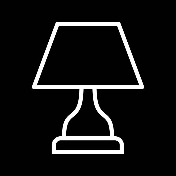 Illustratie lamp pictogram - Foto, afbeelding