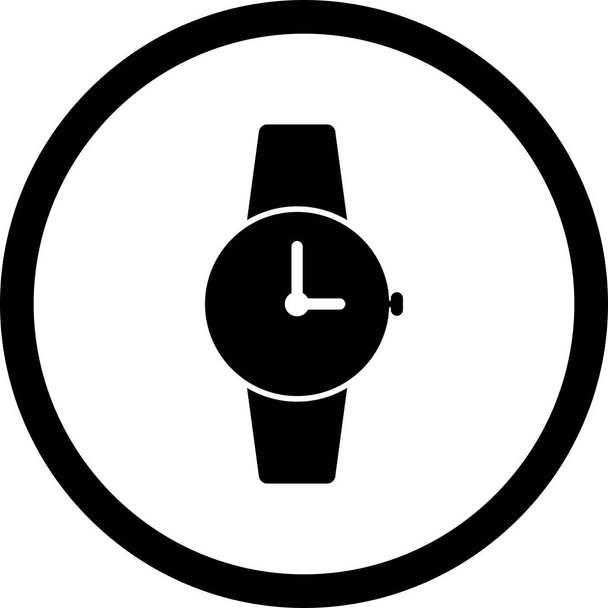 Ilustracja zegarek ikona - Zdjęcie, obraz
