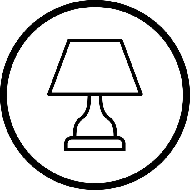 Icono de lámpara de ilustración
 - Foto, imagen